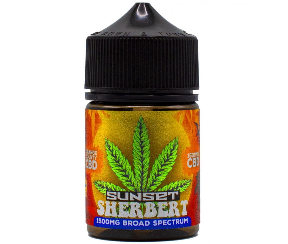 Sunset Sherbet CBD E-Liquid | Orange County 50ml Vapestore Direct Sunset Sherbet CBD E-Liquid | Orange County 50ml Vapestore Direct