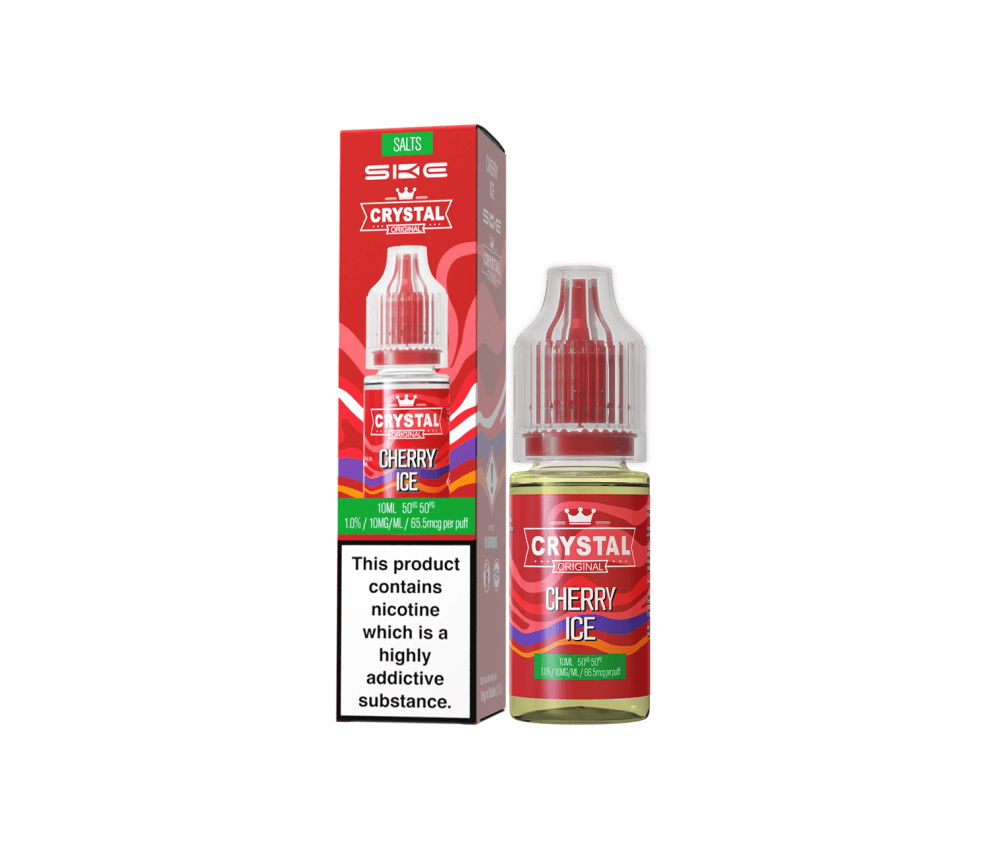 Cherry Ice E-Liquid Nicotine Salt By SKE Crystal V2 10ml | 3.00 Vapestore Direct Cherry Ice E-Liquid Nicotine Salt By SKE Crystal V2 10ml | 3.00 Vapestore Direct
