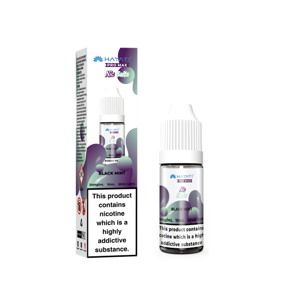 Black Mint Pro Max Bar Vape E-Liquid Nicotine Salt By Hayati 10ml   Vapestore Direct