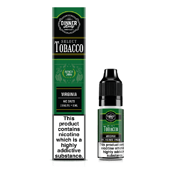 Virginia SELECT TOBACCO Bar Salts E-Liquid Nicotine Salt By Dinner Lad Vapestore Direct Virginia SELECT TOBACCO Bar Salts E-Liquid Nicotine Salt By Dinner Lad Vapestore Direct