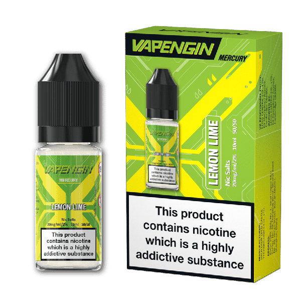 Lemon Lime Mercury E-Liquid Nicotine Salt By Vapengin 10ml Vapestore Direct Lemon Lime Mercury E-Liquid Nicotine Salt By Vapengin 10ml Vapestore Direct