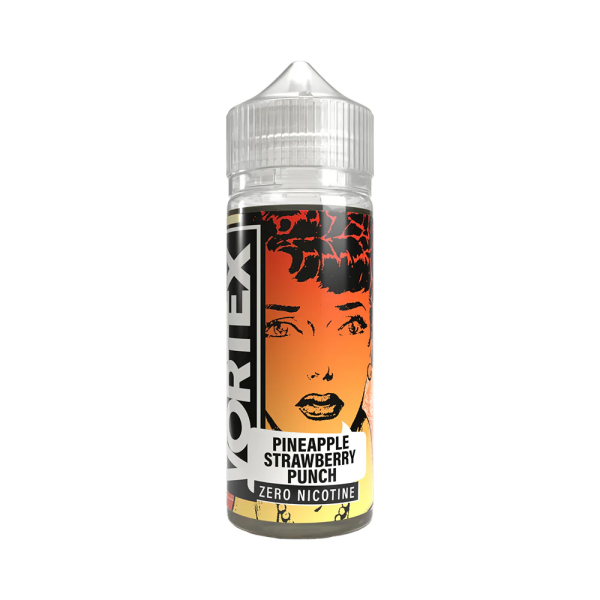 Pineapple Strawberry Punch E-Liquid Shortfill By Vortex 100ml  Vapestore  Direct