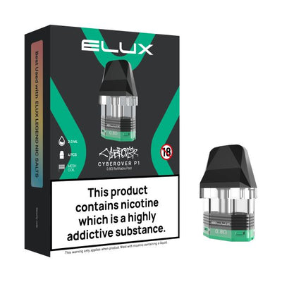 Elux Cyberover P1 Replacement pods - Vapestore Direct
