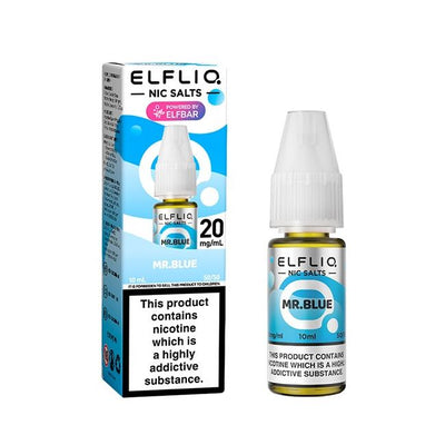 Mr Blue ELFLIQ E-Liquid Nicotine Salt By Elfbar 10ml - Vapestore Direct