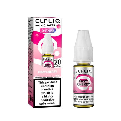 Fizzy Cherry ELFLIQ E-Liquid Nicotine Salt By Elfbar 10ml - Vapestore Direct