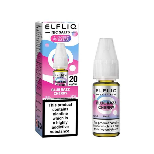 Blue Razz Cherry ELFLIQ E-Liquid Nicotine Salt By Elfbar 10ml - Vapestore Direct