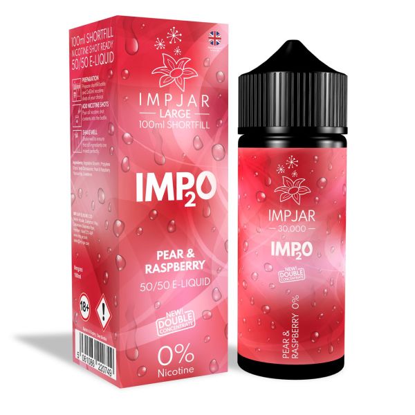 Pear & Raspberry Fruit IMP20 E-Liquid 30000 Shortfill By Impjar 100ml - Vapestore Direct