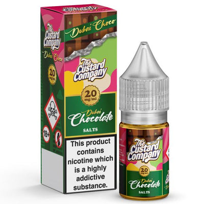 Dubai Chocolate E-Liquid Nicotine Salt By The Custard Company 10ml