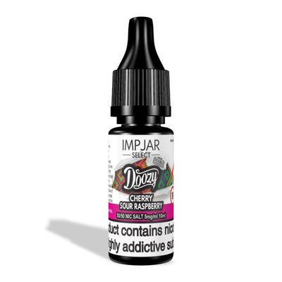 Cherry Sour Raspberry SELECT COLLAB E-Liquid Nicotine Salt By Impjar x Doozy 10ml - Vapestore Direct