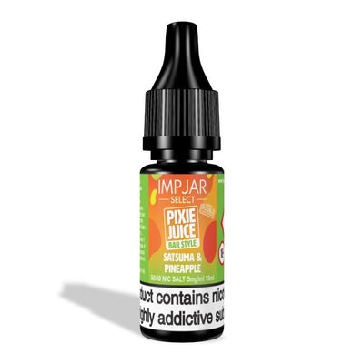 Satsuma & Pineapple SELECT COLLAB E-Liquid Nicotine Salt By Impjar x Pixie Juice 10ml - Vapestore Direct