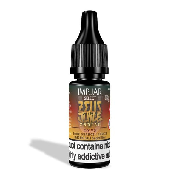 Oxys SELECT COLLAB E-Liquid Nicotine Salt By Impjar x Zeus Juice 10ml - Vapestore Direct