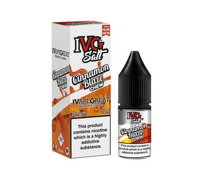 Cinnamon Blaze Chew E-Liquid Nicotine Salt By IVG 10ml - Vapestore Direct