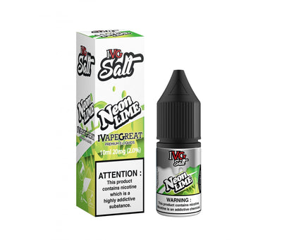 Neon Lime E-Liquid Nicotine Salt By IVG 10ml - Vapestore Direct