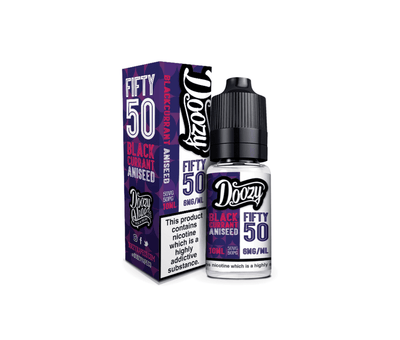 Blackcurrant Aniseed E-Liquid Fifty 50 Range By Doozy Vape 10ml - Vapestore Direct