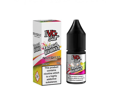 Tropical Ice Blast E-Liquid Nicotine Salt By IVG 10ml - Vapestore Direct
