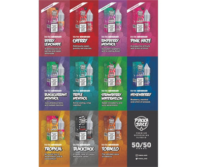 Blaze 50/50 E-Liquid By Pukka Juice 10ml - Vapestore Direct