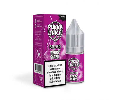 Berry Blaze 50/50 E-Liquid By Pukka Juice 10ml - Vapestore Direct