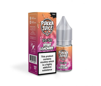 Berry Lemonade 50/50 E-Liquid By Pukka Juice 10ml - Vapestore Direct