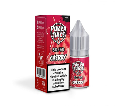 Cherry 50/50 E-Liquid By Pukka Juice 10ml - Vapestore Direct