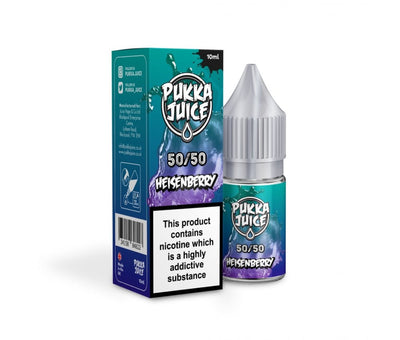 Heisenberry 50/50 E-Liquid By Pukka Juice 10ml - Vapestore Direct