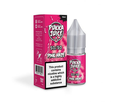 Pink Haze 50/50 E-Liquid By Pukka Juice 10ml - Vapestore Direct