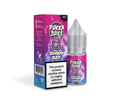Rainbow Blaze 50/50 E-Liquid By Pukka Juice 10ml - Vapestore Direct