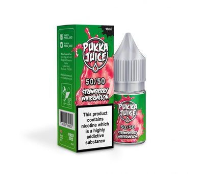 Strawberry Watermelon 50/50 E-Liquid By Pukka Juice 10ml - Vapestore Direct