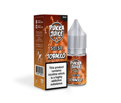 Tobacco 50/50 E-Liquid By Pukka Juice 10ml - Vapestore Direct