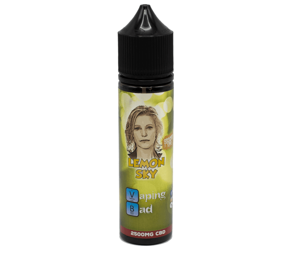 Lemon Sky Vaping Bad CBD E-Liquid | Orange County 50ml Vapestore Direct Lemon Sky Vaping Bad CBD E-Liquid | Orange County 50ml Vapestore Direct