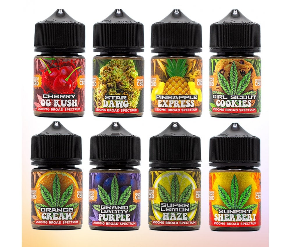 Sunset Sherbet CBD E-Liquid | Orange County 50ml Vapestore Direct Sunset Sherbet CBD E-Liquid | Orange County 50ml Vapestore Direct
