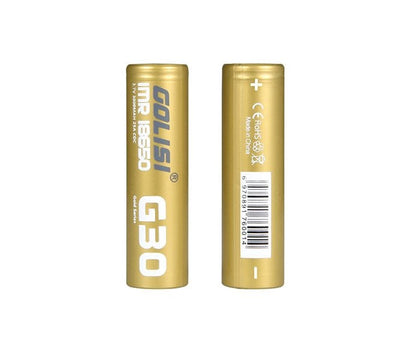 Golisi G30 3000mAh 20A Rechargeable 18650 Battery - Vapestore Direct