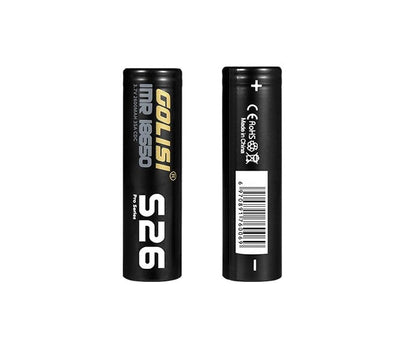 Golisi S26 2600mAh 35A Rechargeable 18650 Battery - Vapestore Direct