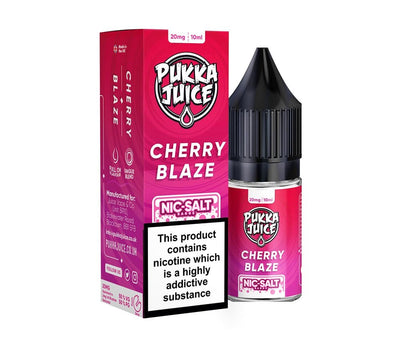 Cherry Blaze 50/50 E-Liquid By Pukka Juice 10ml - Vapestore Direct