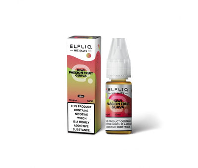 Kiwi Passionfruit Guava ELFLIQ E-Liquid Nicotine Salt By Elfbar 10ml - Vapestore Direct