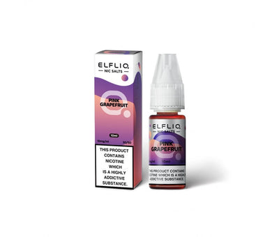 Pink Grapefruit ELFLIQ E-Liquid Nicotine Salt By Elfbar 10ml - Vapestore Direct