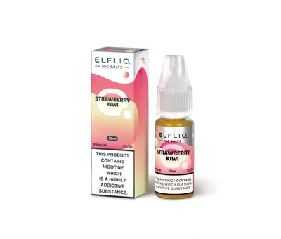 Strawberry Kiwi ELFLIQ E-Liquid Nicotine Salt By Elfbar 10ml - Vapestore Direct