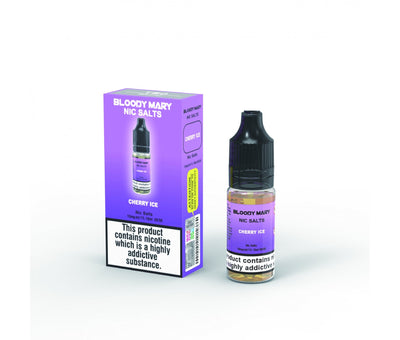 Cherry Ice E-Liquid Nicotine Salt By Bloody Mary 10ml - Vapestore Direct