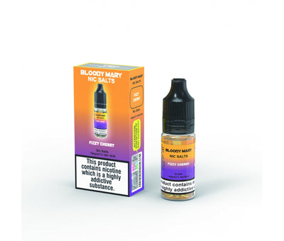 Fizzy Cherry E-Liquid Nicotine Salt By Bloody Mary 10ml - Vapestore Direct