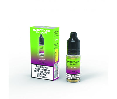 Ice Pop E-Liquid Nicotine Salt By Bloody Mary 10ml - Vapestore Direct