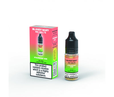 Strawberry Kiwi E-Liquid Nicotine Salt By Bloody Mary 10ml - Vapestore Direct