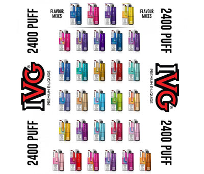 IVG 2400 Puff Disposable Vape Kit - Twist & Vape Style Bar20mg - Vapestore Direct