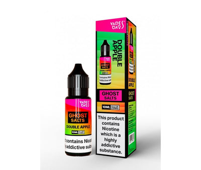 Double Apple GHOST SALTS E-Liquid Nicotine Salt By Vapes Bars 10ml - Vapestore Direct