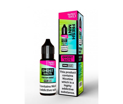 Fresh Mint GHOST SALTS E-Liquid Nicotine Salt By Vapes Bars 10ml - Vapestore Direct
