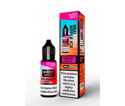 Red Apple Ice GHOST SALTS E-Liquid Nicotine Salt By Vapes Bars 10ml - Vapestore Direct