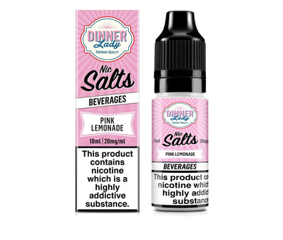 Pink Lemonade E-Liquid Nicotine Salt By Dinner Lady Beverages 10ml - Vapestore Direct