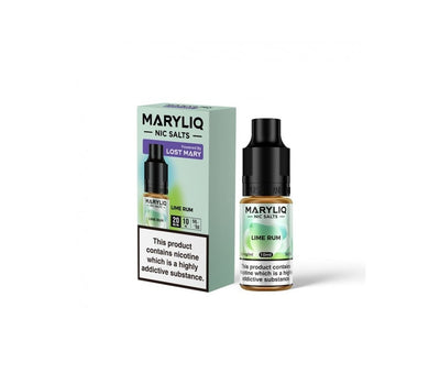 Lime Rum Maryliq E-Liquid Nicotine Salt By Elfbar 10ml - Vapestore Direct