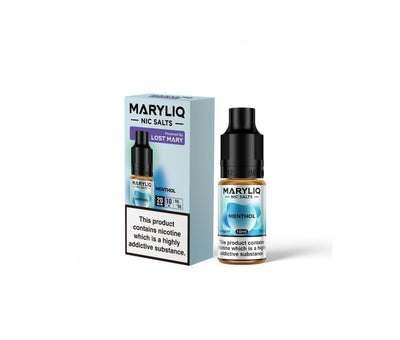 Menthol Maryliq E-Liquid Nicotine Salt By Elfbar 10ml - Vapestore Direct