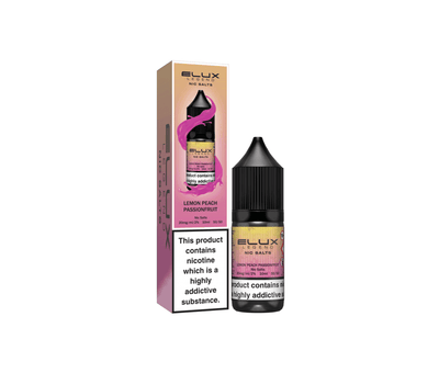 Lemon Peach Passion Fruit E-Liquid Nicotine Salt By Elux Legend 10ml - Vapestore Direct