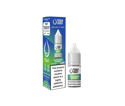 Blue Razz Gummy E-Liquid Nicotine Salt By Pukka Juice 10ml - Vapestore Direct