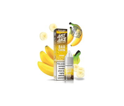 Banana Bar Range E-Liquid Nicotine Salt By Just Juice 10ml - Vapestore Direct